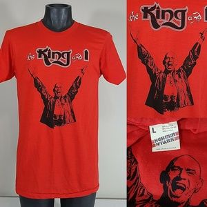 NOS Vintage The King and I Broadway Musical Souvenir T-Shirt L Single Stitch Tee